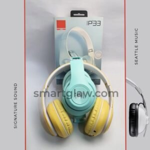 JBL P33 Head Phone سماعة رأس خفيفة الوزن,لاسلكي وسلكي، دعم بطاقة TF,التحكم السريع في الموسيقى والاتصال,مناسبة تماما للأطفال، توفر جودة صوت نقية وواضحة.