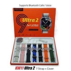 KW11 Ultra2 Smart Watch إجراء والرد على مكالمات من الساعة مباشرة، متوافقة مع الأندرويد والأيفون Android /IOS، شاشة بجودة عالية مقاس 49mm، إشعارات التطبيقات.