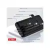 Earldom PB41-10000mAh مع شاشة ديجيتال و3 منافذ شحن, يأتي مزودًا بحامل إضافي لمساعدتك على شحن جهازك بشكل أكثر راحة, الغلاف مصنوع من البلاستيك عالي الجودة