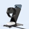 Majentik MW-14 Wireless Charger تقنية الشحن اللاسلكي يستخدم أحدث تقنيات الشحن اللاسلكي لضمان توصيل الطاقة بكفاءة يشحن هاتفك وساعتك وAirPod في نفس الوقت