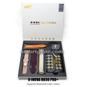 HK98 Pro Plus X-Inova شاشة أموليد عالية الجودة,متجر التطبيقات,متوافقة مع الاندرويد والأيفون، التحكم في إلتقاط الصور من الساعة، برنامج مسلم, متجر التطبيقات.