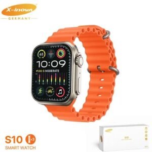 X-Inova S10 Ultra2 Germany ساعة ذكية بمقاس 49mm,تدعم جاليري خاص 4GB لتحميل صور علي الساعة, شاشة سوبر أموليد بجودة عالية جداً, متوافقة مع الاندرويد والأيفون, برنامح مسلم, ألعاب مدمجة.