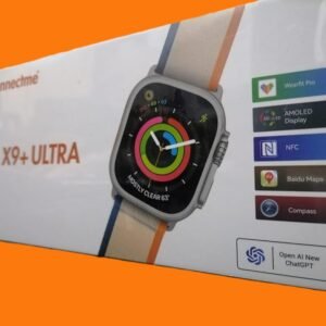 Conncetme X9+ Ultra smart watch تدعم إجراء والرد على المكالمات من الساعة مباشرة مع دعم إشعار التطبيقات بلغة عربية صحيحة وتوقيت 12&24 ساعة والتحكم في إلتقاط الصور من خلال الساعة, التحكم في الميوزك.