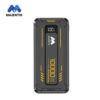 MJ-17 10000mAh Power Bank متوافق مع الشحن السريع PD بقوة 22.5W ومؤشر شاشة رقمية LED يعرض مقدار الطاقة المتبقية في الباور بانك.مثالي للسفر لشحن العديد من الأجهزة (مخرج PD و مخرج USB و مخرج كبل مدمج Lighting & Type-C)، 3 مداخل للشحن.