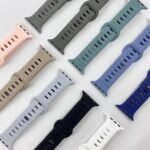 Silicone Wavy Strap 36:49mm ستراب للساعات الذكية مصنوع من السيليكون فائق الجودة. مقاس 36-38-41-42-44-45-49 ملي.مريح وسهل في تعديل المقاس والقفل والفتح.