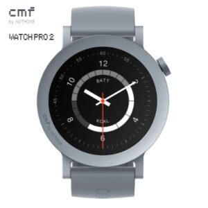 Nothing CMF Watch Pro 2 شاشة AMOLED مقاس 1.32Inch، دقة ألوان الشاشة 466x466، معدل تحديث الأوامر 60FBS، قوة الإضاءة 620NITS، نظام تحديد المواقع العالمي (GPS)