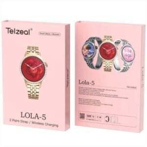 Telzeal Germany LOLA-5 Round إجراء والرد على المكالمات, إشعارات التطبيقات, البحث عن الهاتف & البحث عن الساعة, إمكانية إلتقاط الصور من الساعة, Android و iOS.