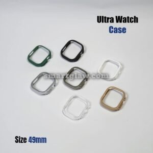 Ultra Smart Watch Case جراب السيليكون فائق الذكاء للساعات مقاس 49 مم الحماية والجاذبية الجمالية.مصنوع من السيليكون عالي الجودة، وهو مصمم لتحمل التآكل اليومي