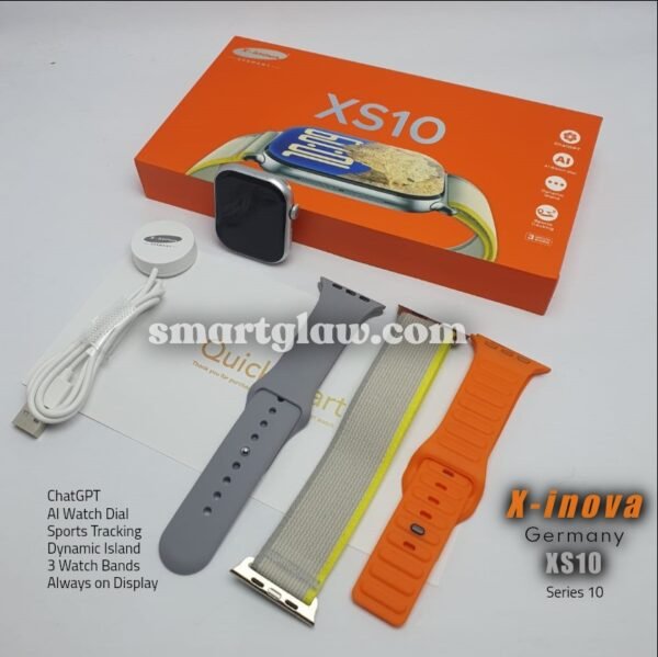 X-Inova XS10 Series10 تدعم إجراء والرد على المكالمات من الساعة مباشرة, دعم إشعار التطبيقات بلغة عربية صحيحة, توقيت 12&24 ساعة, 2 وضع Always on Display.