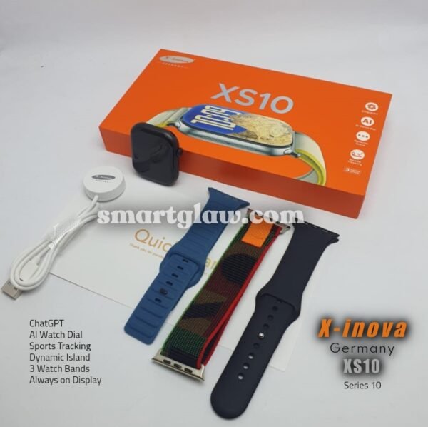 X-Inova XS10 Series10 تدعم إجراء والرد على المكالمات من الساعة مباشرة, دعم إشعار التطبيقات بلغة عربية صحيحة, توقيت 12&24 ساعة, 2 وضع Always on Display.