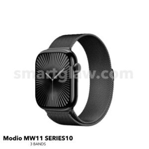 Modio MW11 Series10 Smart Watch شاشة أموليد بجودة عالية جداً 46mm، إشعارات التطبيقات بلغه صحيحة وسليمة، خاصية Dynamic Island، ألعاب مدمجة، 6 أشكال للقوائم.