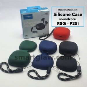 Soundcore R50i Silicone Case جرا ب سيليكون متوافق مع إيربود ساوند كور R50i NC، جودة عالية تضمن الحماية الفعالة للجهاز، حماية فعالة ضد العرق والماء.