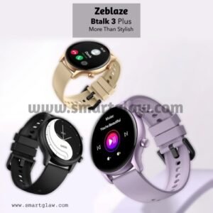 ZEBLAZE BTALK 3 PLUS WATCH شاشة Ultra HD فائقة الدقة مقاس 1.39 بوصة 2.5D Curved Glass، إشعارات التطبيقات بلغة عربية صحيحة، إجراء والرد على مكالمات.