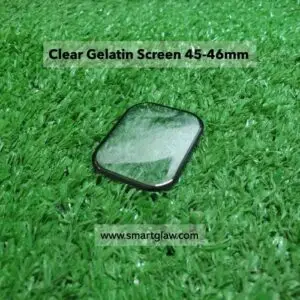 Clear Gelatin Screen 45-46mm سكرين جلاتين حماية لشاشة الساعة بمقاس 45-46 ملم من العناصر الأساسية في الحفاظ على شكل الساعة، والحماية بسبب الخدوش غير المتوقغة