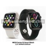  ME20 Series10 Smart Watch شاشة بجودة عالية مقاس 46MM مع لوك ستراب وإجراء والرد على المكالمات وإشعار التطبيقات، توقيت 12&24 ساعة، إلتقاط الصور من الساعة.