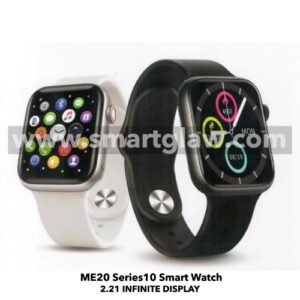 ME20 Series10 Smart Watch شاشة بجودة عالية مقاس 46MM مع لوك ستراب وإجراء والرد على المكالمات وإشعار التطبيقات، توقيت 12&24 ساعة، إلتقاط الصور من الساعة.