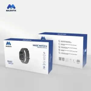 Magic Watch4 Majentik Warranty شاشة اموليد، إجراء والرد علي المكالمات من الساعة، Chat GPT، بوصلة، مشغل موسيقي، NFC، خاصية Wake up، ضمان عام للوكيل ماجنتيك.