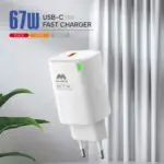 Majentik MC-009 67W قدرة شحن تصل إلى 67 واط، مما يتيح شحن الأجهزة بسرعة، تصميم صغير وخفيف ، حماية من الشحن والحرارة والتيار الزائد,منفذ Type-C PD. ضمان عام.