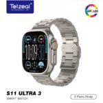 Telzeal S11 Ultra3 Ai Robot شاشة اموليد بجودة عالية جداً 2.02 بوصة، 6 وضع always on display، نسخة Ai‎ إتصال بالإنترنت عن طريق نقطة الاتصال - Hotspot.