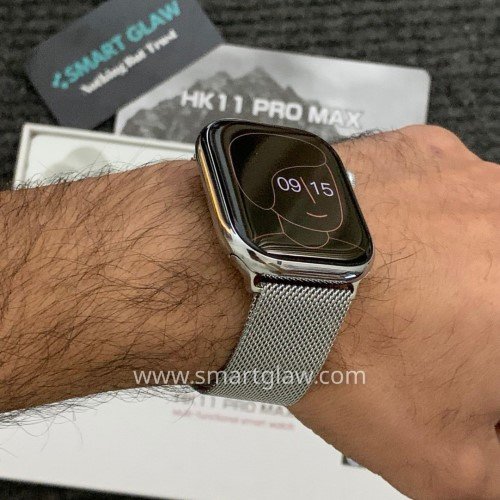 اشتري ساعة HK11 Pro Max Series11 Gen2 بشاشة AMOLED 2.02mm، تدعم المكالمات، ChatGPT، AI، Hotspot، Always On Display، NFC، ومتوافقة مع Android وiPhone