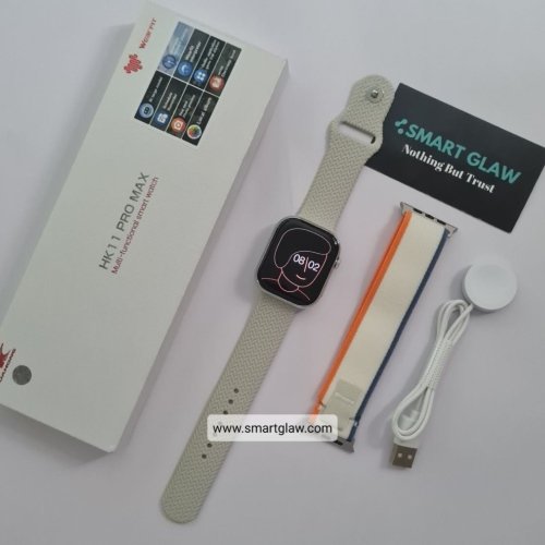 اشتري ساعة HK11 Pro Max Series11 Gen2 بشاشة AMOLED 2.02mm، تدعم المكالمات، ChatGPT، AI، Hotspot، Always On Display، NFC، ومتوافقة مع Android وiPhone