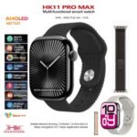 اشتري ساعة HK11 Pro Max Series11 Gen2 بشاشة AMOLED 2.02mm، تدعم المكالمات، ChatGPT، AI، Hotspot، Always On Display، NFC، ومتوافقة مع Android وiPhone