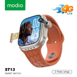 Modio ST13 4G-64G Storage ذاكرة 64 جيجابايت, ذاكرة وصول عشوائي 4 جيجابايت,كاميرا 8MP قابلة للدوران 180 متجر Google play للتطبيقات، إتصال (Wi-Fi)،