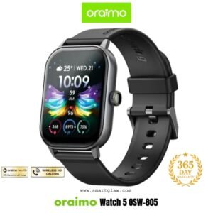 Oraimo Watch 5 OSW-805 شاشة تعمل باللمس عالية الدقة 2.01 بوصة، مكالمات لاسلكية، 100 أوضاع رياضية، شاشة زجاجية مقاومة للخدش، أكثر من 100 وضع رياضي