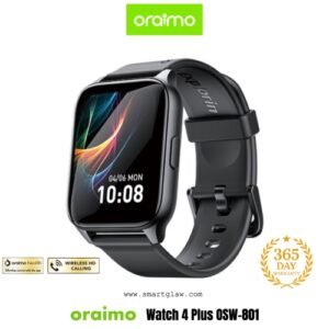 Oraimo Watch 4 Plus OSW-801 شاشة تعمل باللمس عالية الدقة حجم 2.01 بوصة، مكالمات لاسلكية، 100وضع رياضي، مقاومة للماء IP68، تطبيق Oraimo Health