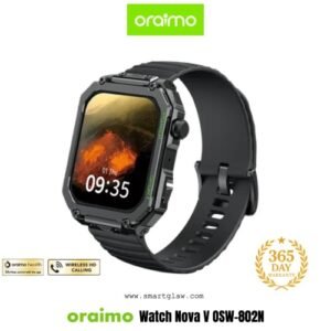 Oraimo Watch Nova V OSW-802N شاشة 2.01 بوصة TFT HD، زجاج مقاوم للخدش، مكالمات لاسلكية، 100وضع رياضي، مقاومة للماء 1ATM، تطبيق Oraimo Health