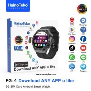 Haino Teko FG-4 5G ROM 64G ذاكرة 64 جيجابايت, ذاكرة وصول عشوائي 4 جيجابايت, كاميرا 8MP قابلة للدوران 180°، مع دعم متجر Google play للتطبيقات، إتصال (Wi-Fi)،