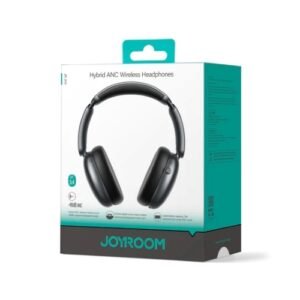 سماعات JoyRoom JR-JH1 Hybrid ANC اللاسلكية مع بلوتوث 5.4، بطارية حتى 120 ساعة، عزل ضوضاء نشط، صوت عالي الجودة وسماعات 40 مم — مثالية للموسيقى والمكالمات.