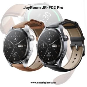 ساعة JoyRoom JR‑FC2 Pro الذكية بشاشة 1.46″ بدقة 360×360، مكالمات بلوتوث 5.4، بطارية 350 mAh ، مقاومة ماء 10 م، أكثر من 120 وضع رياضي، ضمان 12 شهر للوكيل
