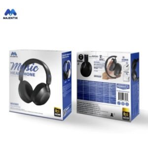 سماعة Majentik MH001 اللاسلكية توفر صوت ستيريو واضح مع بطارية تصل حتى 18 ساعة، تصميم خفيف وطويّ وتشغيل من بطاقة TF بدون هاتف مثالية للاستماع اليومي.ضمان عام