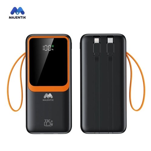 Power Bank Majentik MJ-30 بسعة 50000mAh يدعم الشحن السريع، مخارج متعددة، أنظمة حماية ذكية، وتصميم عملي لشحن أجهزتك في أي وقت.