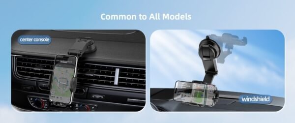 حامل موبايل سيارة Recci RHO‑C39 بتصميم عملي وتدوير 360° وتثبيت آمن يناسب أغلب الهواتف الذكية لتجربة قيادة أكثر راحة وأمانًا ضمان سنة من الوكيل.