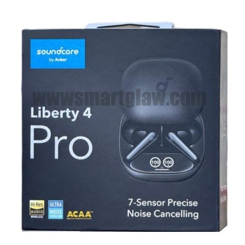 احصل على Anker Soundcore Liberty 4 Pro سماعات أذن لاسلكية بتقنية Adaptive ANC، صوت Hi-Fi مع LDAC وSpatial Audio، بطارية حتى 40 ساعة، و6 ميكروفونات AI.