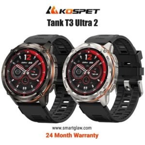 اشتري Kospet Tank T3 Ultra 2 بشاشة AMOLED 1.43 بوصة، GPS مزدوج التردد، مقاومة ماء 5ATM + IP69K، أكثر من 170 وضع رياضي، مكالمات بلوتوث وبطارية حتى 15 يومًا.