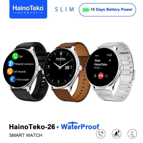 اشتري ساعة Haino Teko-26 الذكية AMOLED 1.43 بوصة، مكالمات مباشرة، مقاومة ماء IP68، دعم عربي، وتتبع رياضي وصحي بتجربة ذكية وسهلة الاستخدام.