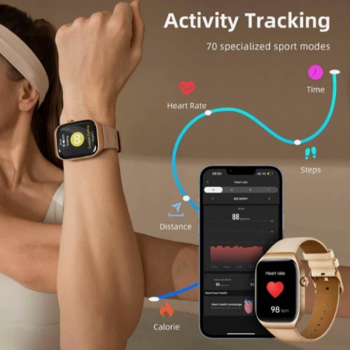 شراء ساعة Mibro T2 الذكية بشاشة AMOLED 1.75 بوصة، مكالمات بلوتوث، GPS مدمج، 105 وضع رياضي، بطارية تدوم حتى 10 أيام ومتابعة صحية متكاملة.