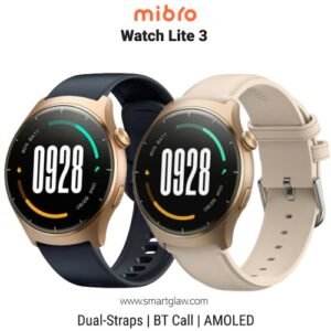 اشتري ساعة Mibro Lite 3 Smartwatch بشاشة AMOLED ودعم المكالمات عبر البلوتوث مع أكثر من 100 وضع رياضي ومتابعة صحية متكاملة وبطارية تدوم حتى 12 يوم وضمان سنة.
