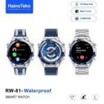 Haino Teko RW-81 Waterproof  شاشة أموليد عالية الدقة بمقاس 1.53 بوصة، إجراء والرد على المكالمات،إلتقاط الصور من الساعة، البحث عن الموبايل والساعة، دعم Nfc.