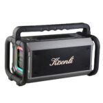 Kisonli K9 RGB Music Speaker مكبر صوت بلوتوث بسعة بطارية 8000mAh. تصميم لأداء صوتي عالي الجودة، اتصال لاسلكي، يدعم AUX-TF-USB، إضاءة RGB، بقوة 80W.