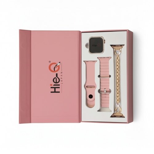 Hie-Q HQ9 Mini2 Watch إجراء والرد على المكالمات, إشعارات التطبيقات, شاشة HD بجودة عالية مقاس 38mm، سلاسة رهيبة في التنقل بين القوائم, تدعم Android و iOS.