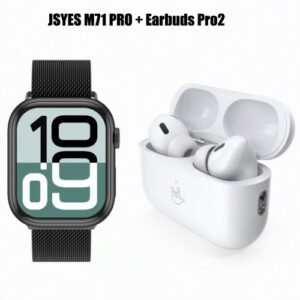 اشترِ عرض JSYES M71 Pro Series10 + Earbuds Pro2 ساعة ذكية بشاشة 2.2 بوصة، مكالمات، وسماعات HiFi بصوت Stereo 3D ومكالمات واضحة بأفضل سعر في مصر