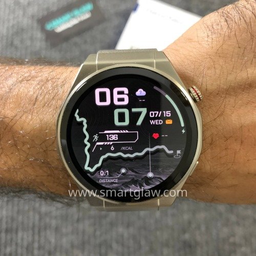 Haino Teko-30 Super Slim WaterProof Smart Watch بشاشة AMOLED مقاس 1.43 بوصة