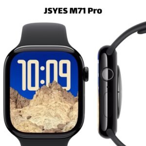 اشترِ ساعة JSYES M71 Pro Series10 بشاشة HD مقاس 2.2 بوصة، مكالمات بلوتوث، Always On Display، Dynamic Island، و3 سترابات مع دعم Android وiPhone.