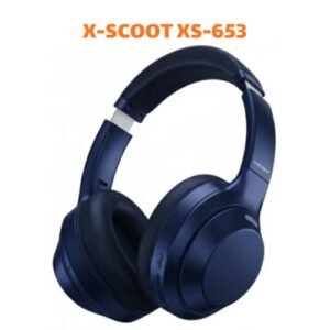 اشتري X-SCOOT XS-653 Headphone بصوت Hi-Res Stereo، وبطارية 400mAh حتى 10 ساعات، وميكروفون HD، ودعم Bluetooth وTF Card وAUX، مع تصميم قابل للطي.