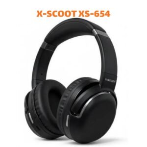 اشتري X-SCOOT XS-654 Headphone بصوت Pure Bass وHi-Res Audio، ومشغلات 40mm، وميكروفون HD، ودعم TF Card، وبطارية حتى 24 ساعة، مع تصميم قابل للطي، بأفضل سعر