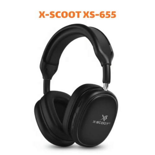 اشتري X-SCOOT XS-655 Headphone بسماعات Over-Ear مريحة وصوت Hi-Fi، مع Bluetooth وAUX ودعم TF Card وبطارية حتى 24 ساعة تشغيل. أفضل سعر في مصر من Smart Glaw.